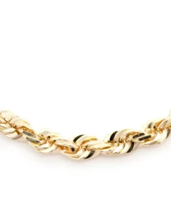 6MM Rope 14k Solid Gold Chain