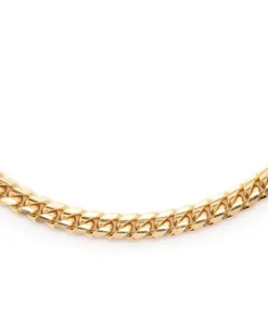 4MM Miami Cuban 14k Solid Gold Chain