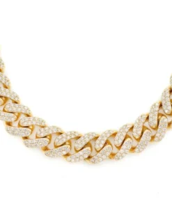 12mm miami cuban necklace 14k