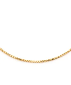 1MM Franco 14k Solid Gold Chain