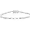 14k white gold bracelet with diamonds