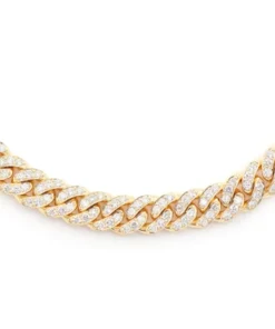 Miami Cuban Diamond Necklace 14k