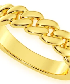 Cuban Ring 14k Solid Gold