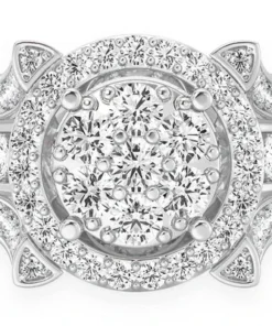 Mosaic Cluster Diamond Ring